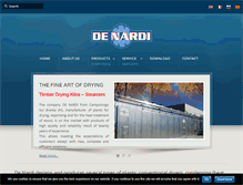 Tablet Screenshot of denardisrl.com